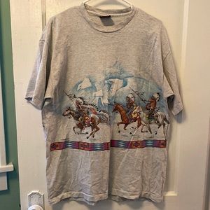 Vintage Habitat XCIV Indian Warrior Tee